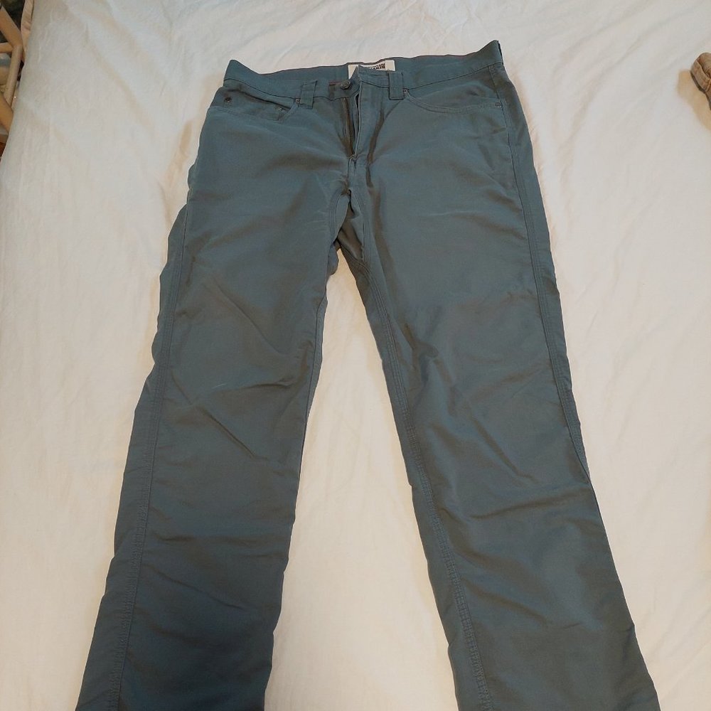Mountain Khakis Lodo slim fit stretch casual pants - men's 33x34 (long inseam)